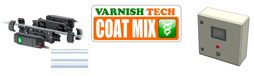 Varnish Tech new dosing machine with contactless sensor